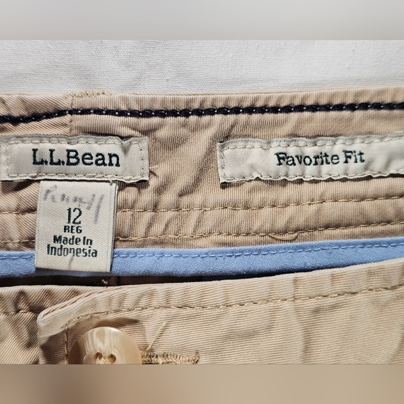 L.L. Bean women's favorite fit pants size 12R - Picture 3 of 5